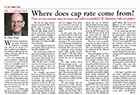 Real Estate Magazine - Where does Cap(italization) Rate Come From?